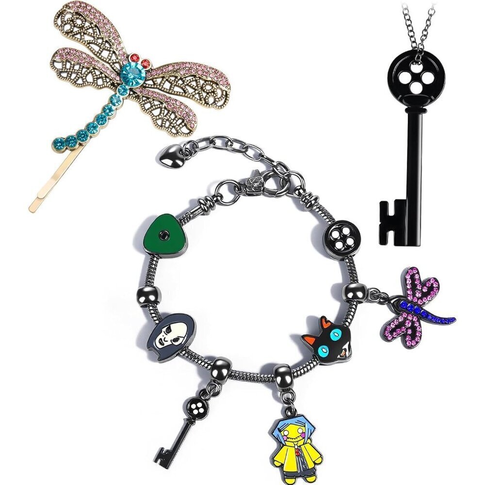 Halloween Christmas Cosplay Jewelry Set Alloy 3 Pcs Accessories for Women